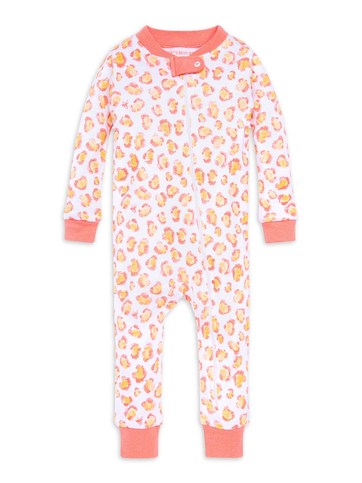 Essentials Baby Girls Snug-Fit Cotton Footless Sleeper Pajamas 