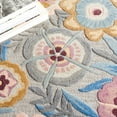 thumbnail image 6 of SAFAVIEH Bellagio Nita Floral Area Rug, Gray/Pink, 6' x 6' Round, 6 of 10