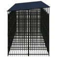 thumbnail image 2 of vidaXL Niche pour Chien d'Extérieur avec Toit en Acier 12.9 M2, 2 of 5
