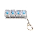 thumbnail image 3 of Desk Squeeze Toys, Keyboard Clicker, 2.2X1 In, Clear Acrylic, Relaxation Toys, Pocket Carry, Blue Stems, 1 Pc, 3 of 7