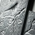 thumbnail image 2 of Sullivans Bird & Botanic Etched Panels Set of 3, 16.25"H Green, 2 of 3