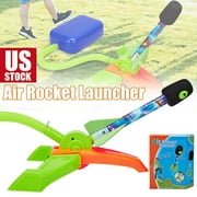 Wacanda US Toy Rocket Air Rockets Launcher 4 Foam Rockets for Kids Toys Children Gifts