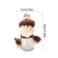 thumbnail image 2 of Injueey Tarro de dulces de Navidad para niños, Santa Claus, muñeco de nieve, alce, caja de almacenamiento, muñeco de peluche, botella de plástico de Kits de decoración para fiestas Papá Noel Injueey HA007864-01, 2 of 6