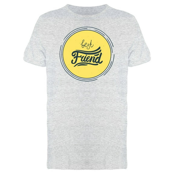 Best Friend Yellow Circle Tee Men's -Image by Shutterstock
