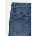 thumbnail image 5 of Wonder Nation Girls Denim Midi Skirt, Sizes 4-18, 5 of 5