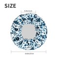 thumbnail image 4 of KLL Daisies Flowers Pattern Shower Cap & Bath Cap for Women,Reversible Oversized Waterproof Shower Caps for all Hair Lengths,Elastic Reusable Bathing Hair Cap, 4 of 6