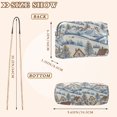 thumbnail image 4 of FORMRS Women Crossbody Purse with Chain Strap Vegan Leather Shoulder Handbag, Blue Snowy Mountain, 4 of 7