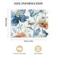 thumbnail image 3 of Chilfamy Flower Canvas Wall Art Blue Floral Canvas Painting Pictures for Gallery Wall Decor Butterfly Flies in Indigo Flowers Canvas Prints Artwork for Living Room Bedroom Home Wall Decor 20x16in, 3 of 6