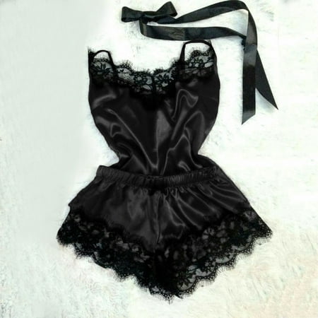 

UDAXB Lingerie 2PC Lingerie Women Sexy Nightdress Nightgown Sleepwear Underwear Set
