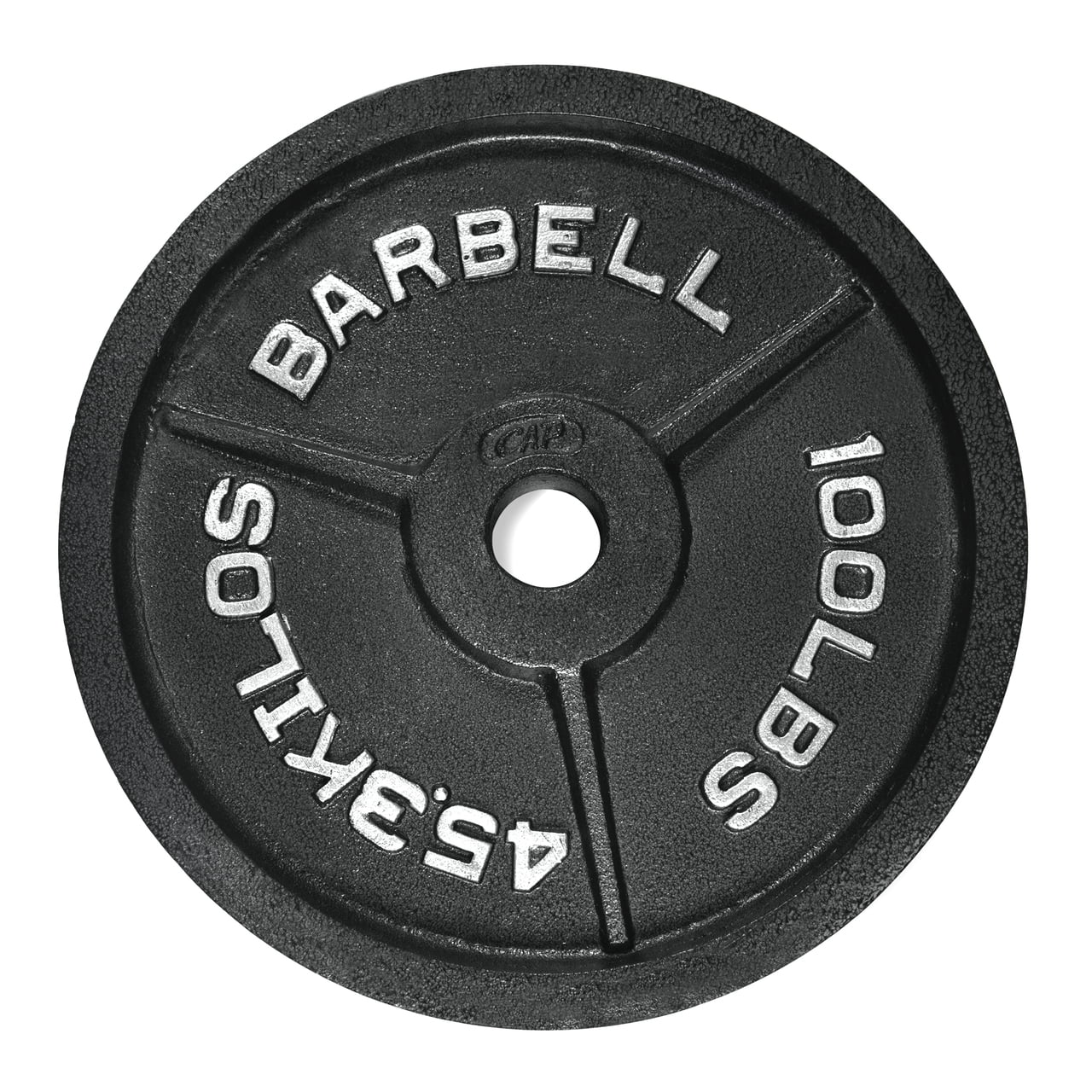 WF Athletic Supply Traditional/Classic 2-Inch Hole Solid Cast Iron Olympic Barbell Weight Plates Multiple Choices Available Great for Strength Training Bodybuilding & Powerlifting Weightlifting 