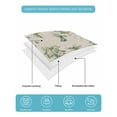 thumbnail image 4 of Quilts Queen Size Bedding Set, Summer Botanical Reversible Summer Quilt 3 Pieces, Green Spring Floral Birds Rustic Lightweight Bedspreads Coverlets with 2 Pillow Shams for All Seasons, 4 of 5