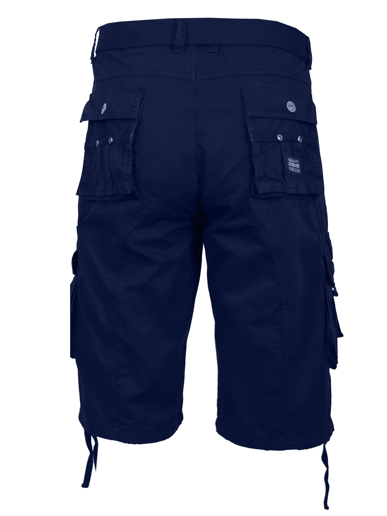 Men's Distressed Vintage Belted Cargo Utility Shorts (Size 30-48) - image 3 of 4
