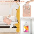 thumbnail image 5 of KOMI for iPad 9th/ 8th/ 7th Generation Case (iPad 10.2 inch Rugged Case 2021/2020/2019) with Screen Protector, Rotating Stand/Pencil Holder/Carrying Shoulder Strap Ring Kickstand (Rose Gold), 5 of 5