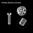 thumbnail image 4 of Unique Bargains M2x10mm Plastic Phillips Machine Screws, PC Flat Head Machine Bolts 25 Pack, 4 of 4