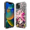 thumbnail image 3 of MUNDAZE Apple iPhone 6/7/8/SE 2020/SE 3 2022 Cute Pink Cherry Blossom Gnome Spring Floral Flowers Double Layer Phone Case Cover, 3 of 5