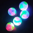 thumbnail image 1 of LED Light Up Dog Balls Flashing Elastic Ball LED Molar Ball Glowing Ball Pet Color Light Ball Interactive Toys For Cats  Dogs, 1 of 9