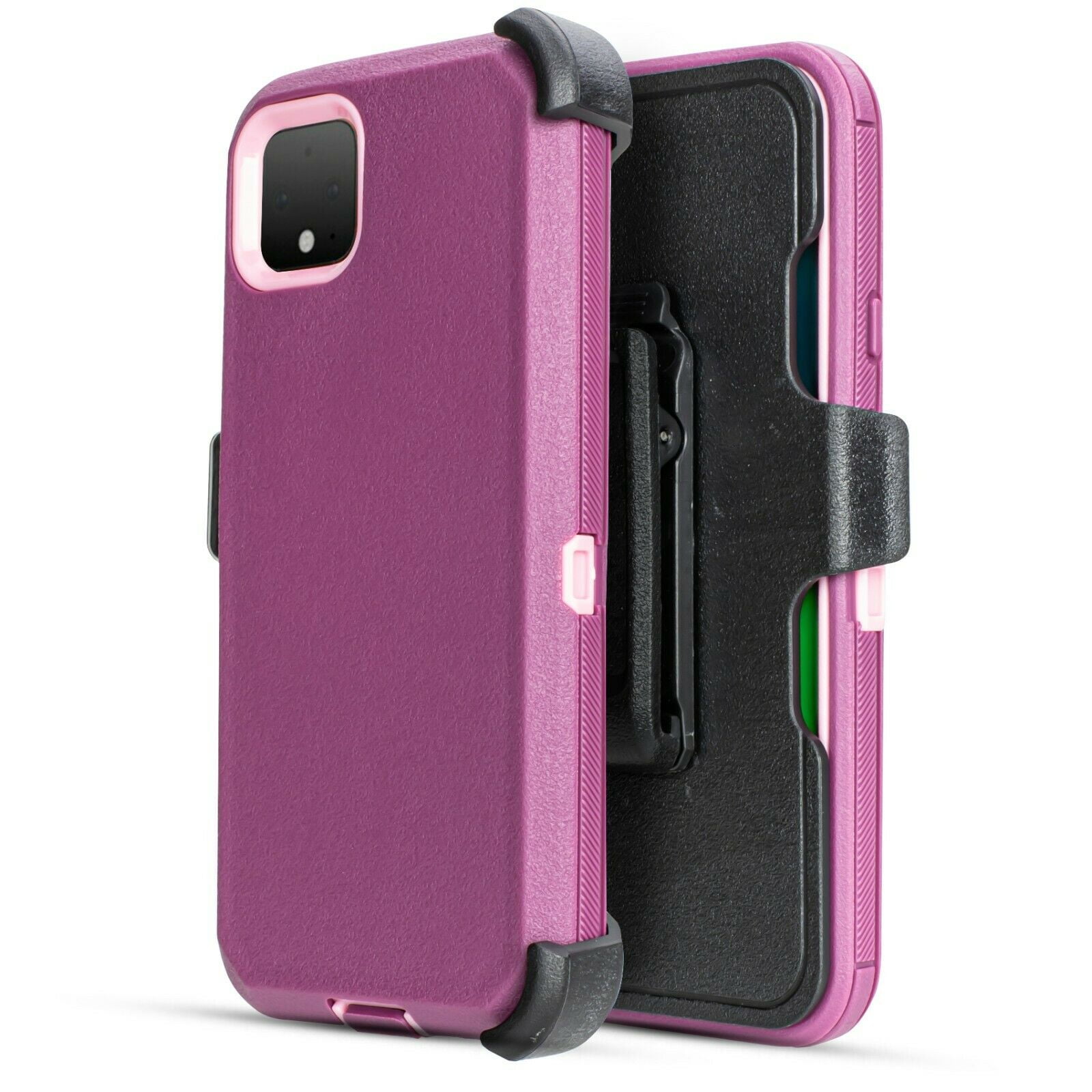 for Google Pixel 4XL Heavy Duty Holster Phone Case Dual ...