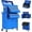 blue, variant on 24 Inch 8 Drawer Rolling Tool Chest Cart, 2 in 1 Detachable Tool Box Cabinet with Wheels, Professional Lockable Metal Storage Organizer with Portable Top Chest