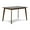 Green, variant on New Classic Furniture Morocco 5-Piece Mid-Century Wood Dining Set in Light Gray