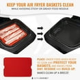 thumbnail image 3 of czcpp-Air Accessoires pour Friteuse Ninja Foodi TG Smart FG551 6-en-1 Grill Intérieur, Tapis Réutilisable Résistant à la Chaleur pour Friteuse, Accessoires Ninja Foodi, Remplacement Facile à Nettoyer pour Papier Parchemin, 3 of 4