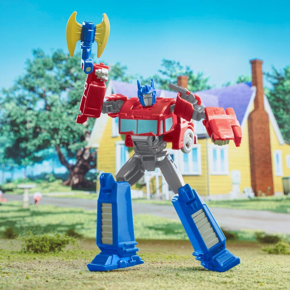 Transformers: EarthSpark Optimus Prime Kids Toy Action Figure for Boys and Girls Ages 6+ (5”)