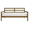 thumbnail image 3 of Home Design Towson Twin Daybed with Solid Wood Frame, Slatted Sides and Back, Stylish Seating and Sleeping Solution, Durable, Brown, 3 of 8