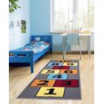 thumbnail image 2 of Ottomanson Children's Garden Collection Non-Slip Rubberback Hopscotch Design 3x6 Kid's Runner Rug, 2'7" x 6', 2 of 6
