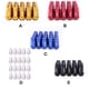 thumbnail image 5 of Kenally 32 unids/set tuerca de rueda de coche desmontable Universal modificado elegante vehículo automotriz pernos accesorios de pieza Vehículos, repuestos y accesorios Mis Rojo M12x1.25, 5 of 6