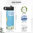 thumbnail image 5 of Stella And Sam Kids Insulated Water Bottle With Straw - 18 Oz Stainless Steel Double Wall Vacuum Cup, Leakproof, Bpa Free, Suitable For Boys And Girls, 5 of 5