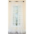 thumbnail image 2 of Manor Luxe Krystal Clear Geometric Embroidered Sheer Single Curtain Panel 54 x 108 108 Inches, 2 of 5