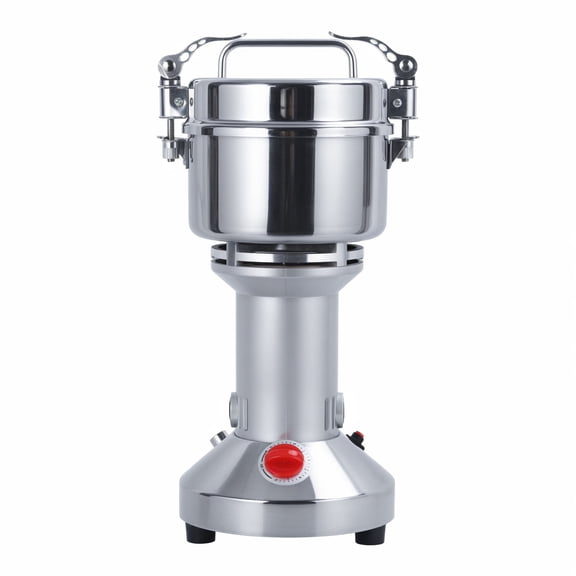 WETLA Grain Mill Grinder,High Speed Electric Stainless Steel Grinder,50-300 Mesh/Min Corn Flour Pulverizer Powder Machine for Dry Spice Herbs Grains Coffee Rice