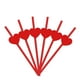 thumbnail image 1 of Decoraciones para San Valentín, 24 pajitas de papel, pajitas de aluminio, pajitas desechables, pajitas decorativas para fiestas de San Valentín, suministros para bodas, cumpleaños y fiestas, pajitas c, 1 of 6