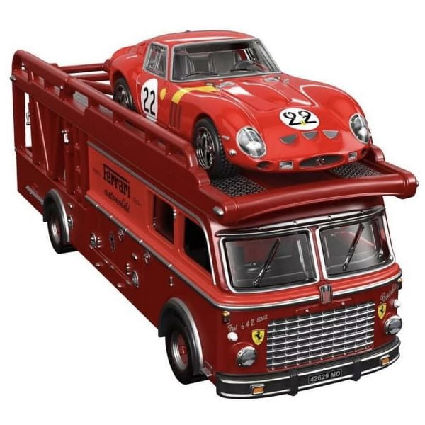 Hot Wheels Ferrari 250 GTO & Fiat 642 RN2 Bartoletti Transporter