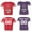 Men Red / Women Purple, variant on I Only Have Eyes For Him Her Matching Couple Cotton Jerseys (Men Red / Women Black) (Men S / Women S)
