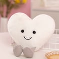 thumbnail image 3 of Valentine's Day Plush Heart Cute Stuffed Toy Soft Doll Throw Pillows Home Decor Kids Birthday Gift, 3 of 7