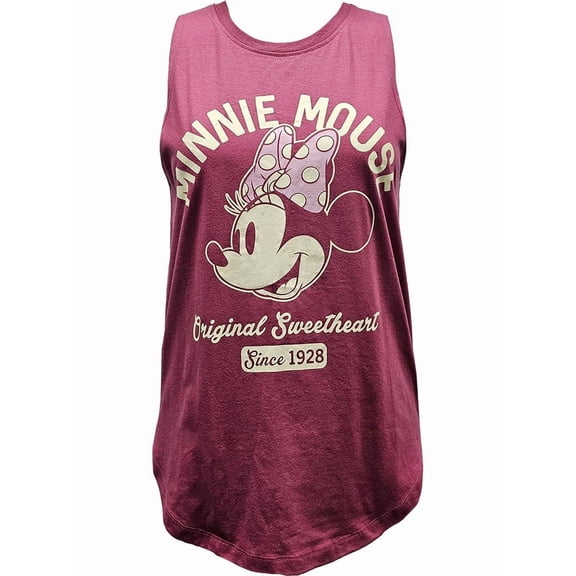 Disney Minnie Mouse Junior Tank Top, S-XL (Women's)