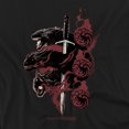 thumbnail image 2 of Game of Thrones Targaryen Dragons Women's T Shirt,Black, Large, 2 of 6