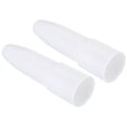 thumbnail image 1 of Unique Bargains Flashlight Diffuser Caps, 2 Pcs PC Plastic Wear Resistant Flashlight Signal Wand, White, 1 of 5