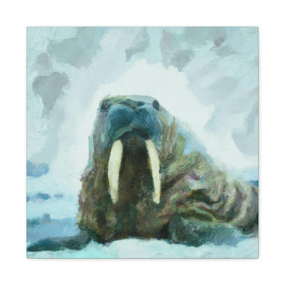 Walrus in Expressionism - Canvas