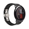 thumbnail image 1 of 22mm Ceramic Watch Strap Bamboo Joint Watch Strap With Metal Clasp Stylish Watch Replacement Strap Compatiple For Watch 1/2/2s Black, 1 of 3