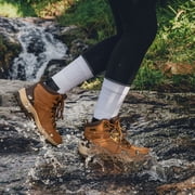 CC-Los Women Ankle High Waterproof Hiking Boots Work Boot Outdoor Trekking Camping Trail Size 5.5-10.5