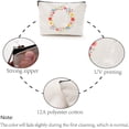thumbnail image 4 of Garland Makeup Bag Canvas Cosmetic Bag Multi Purpose Pen Pencil Case Zipper Toiletry Travel Bag Case Purse Pouches Portable Survival Kit, 4 of 6