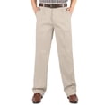 thumbnail image 2 of IhhxPro Men's Cotton Casual Pants Pleated Chinos High Waist Business Trousers Straight Leg Office Work Stretch Soft Fit Classic Formal Slim Silhouette All-Season 30-40, 2 of 8