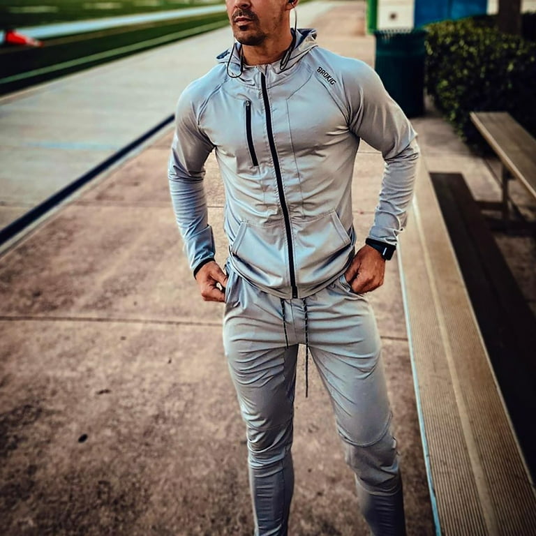 Grey Light Workout Hoodie Grey Hoodie Mens Muscle Fit Hoodie