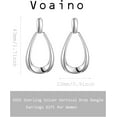 thumbnail image 6 of 14K Gold Plated Dangle Earrings for Women Long Teardrop Dangling Statement Trendy Earrings Jewelry for Birthday Party Gift, 6 of 12