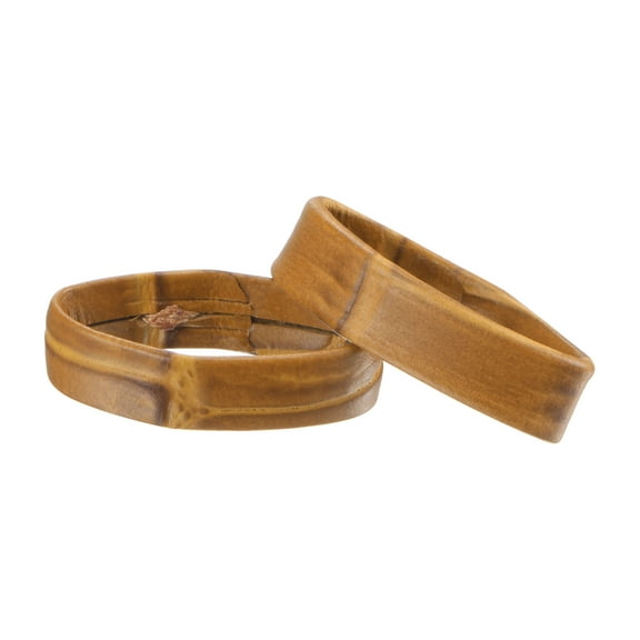 Uxcell PU Leather Loops Retaining Ring Keeper for 20mm Width Watch Band, Brown 2 Pack
