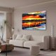 thumbnail image 3 of Póster de lienzo con pintura al óleo de barco de ciudad, decoración de dormitorio, paisaje deportivo, decoración de oficina, regalo, estilo marco, 20 x 30 cm, 3 of 8