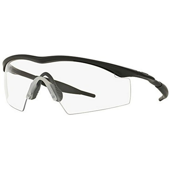 Oakley M Frame Performance Lifestyle Clear Lens Sports Safety Glasses, Black