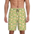thumbnail image 3 of Lsque Cartoon Fox 2 Mens Sleep Pajama Shorts,Short Pajama Pants, Cotton Ultra-Soft Knit-XX-Large, 3 of 9