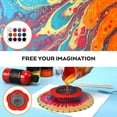 thumbnail image 4 of Nicpro 14 Colors 8.45oz Acrylic Pour Paint Supplies Kit, Large Volume Premixed High Flow Painting Bulk Set, 4 of 9